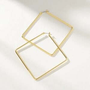 New Uncommon James Girl Boss Hoop Earrings Gold